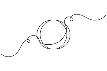 Obraz premium Modern parentheses bracket sign continuous one line art single drawing on white background minimalist monoline presentation of text formatting design and editing purpose symbol vector illustration