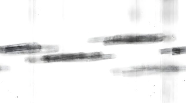 Blurry white pencils on a clean white background, creating a sense of motion or uncertainty