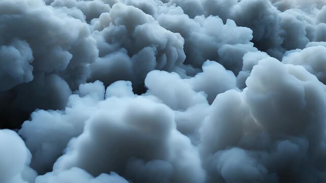 Dense billowing clouds of smoke or steam forming a soft abstract background