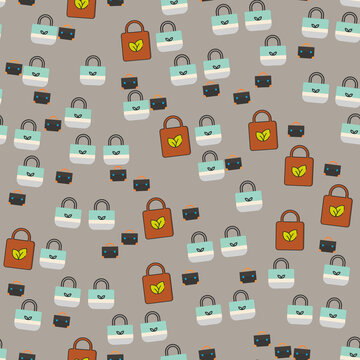 Shopping Bags and Briefcases Pattern