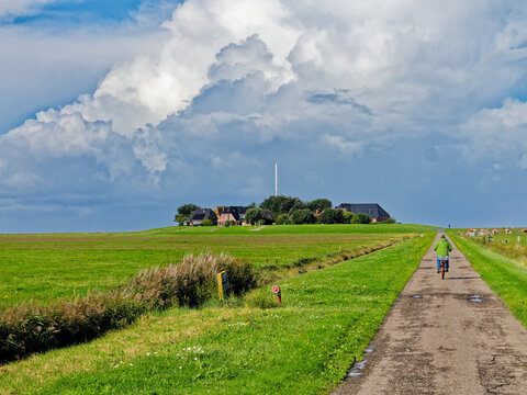 Ockenswarft auf Hallig Hooge