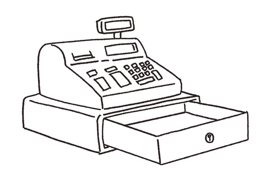 cash register machine money store