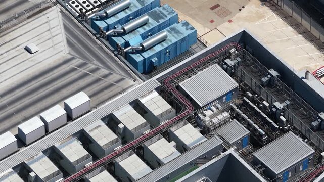 Aerial View of London North Data Centre in Welwyn Garden City, UK