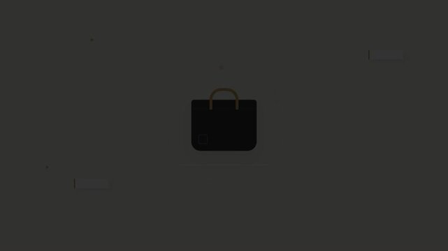 Fashion bag sale promo ing animation template