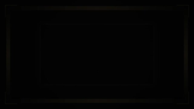 Animated grainy noise frame border overlay vintage style