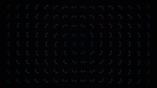 Neon glowing arrow dynamic motion graphic variation