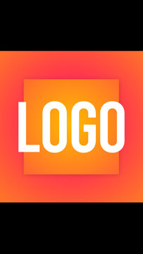 Vertical Logo Gradient Transitions 2 Square  &ndash; Colorful Gradient Logo Transitions, Brand Reveals, Smooth Wipes and Modern Vertical Effects for Reels, Stories and Shorts