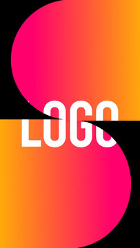 Vertical Logo Gradient Transitions 2 Tube 1  &ndash; Colorful Gradient Logo Transitions, Brand Reveals, Smooth Wipes and Modern Vertical Effects for Reels, Stories and Shorts