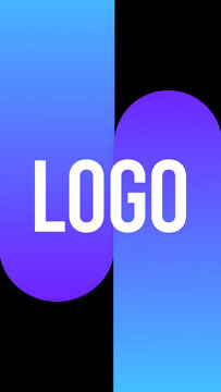 Vertical Logo Gradient Transitions 2 Tube 2  &ndash; Colorful Gradient Logo Transitions, Brand Reveals, Smooth Wipes and Modern Vertical Effects for Reels, Stories and Shorts