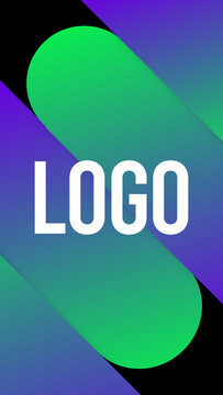 Vertical Logo Gradient Transitions 2 Tube 3  &ndash; Colorful Gradient Logo Transitions, Brand Reveals, Smooth Wipes and Modern Vertical Effects for Reels, Stories and Shorts