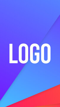 Vertical Logo Gradient Transitions 4 Rotate Bottom Left  &ndash; Colorful Gradient Logo Transitions, Brand Reveals, Smooth Wipes and Modern Vertical Effects for Reels, Stories and Shorts