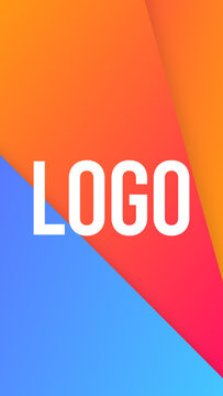 Vertical Logo Gradient Transitions 4 Rotate Bottom Right  &ndash; Colorful Gradient Logo Transitions, Brand Reveals, Smooth Wipes and Modern Vertical Effects for Reels, Stories and Shorts