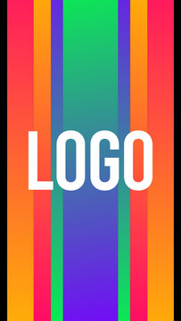 Vertical Logo Gradient Transitions 4 Scale Vertical  &ndash; Colorful Gradient Logo Transitions, Brand Reveals, Smooth Wipes and Modern Vertical Effects for Reels, Stories and Shorts