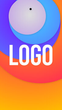 Vertical Logo Gradient Transitions 5 Cycles  &ndash; Colorful Gradient Logo Transitions, Brand Reveals, Smooth Wipes and Modern Vertical Effects for Reels, Stories and Shorts