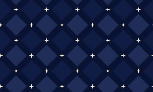 Deep blue diamond pattern with subtle glowing star accents for luxury backgrounds