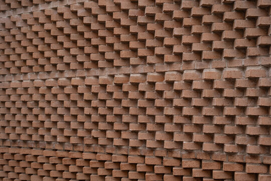 angular abstract brick wall background