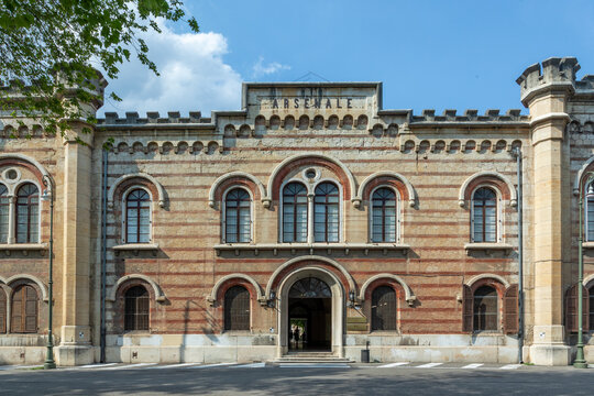 historic Arsenale di Verona - Austrian Arsenal Franz Joseph I - located in Verona, Italy