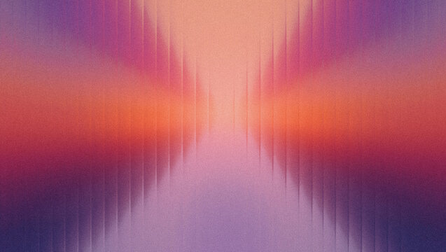 Abstract gradient background with vertical blur, vibrant purple and orange light rays, grainy texture for modern web design 4K Decorative Architectural Glass Texture