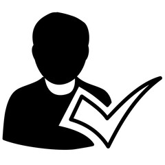 vector account verification icon © Anggraeni_R16
