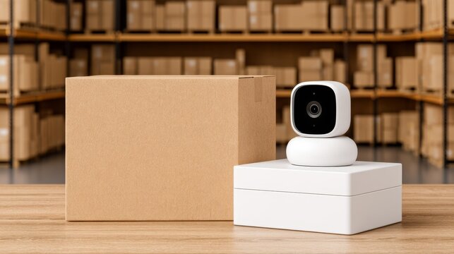 Modern Edge Camera for Privacy-Preserving Applications in a Warehouse Setting with Packaging Boxes in the Background