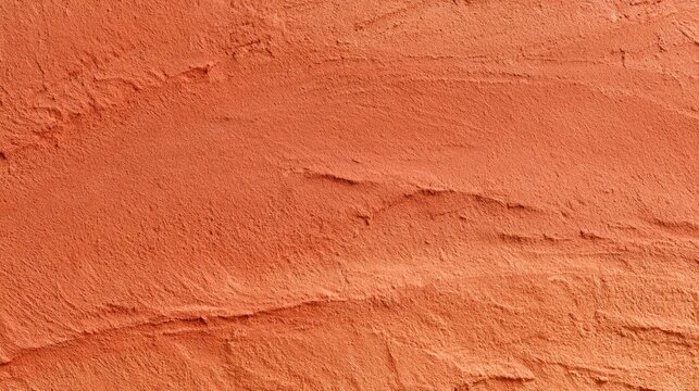 Terracotta Orange Textured Plaster Wall Background