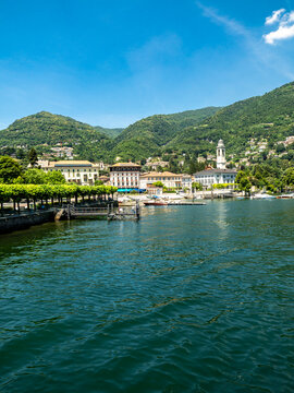 Italinen Lombardai, Comer See,  Lago di Como, Provinz Como, Blick auf Torno