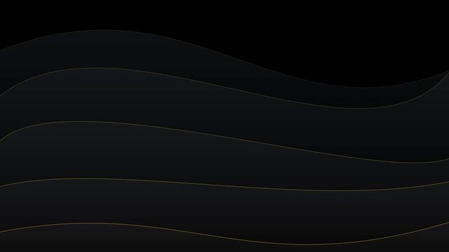 Abstract dark wave motion graphic background video