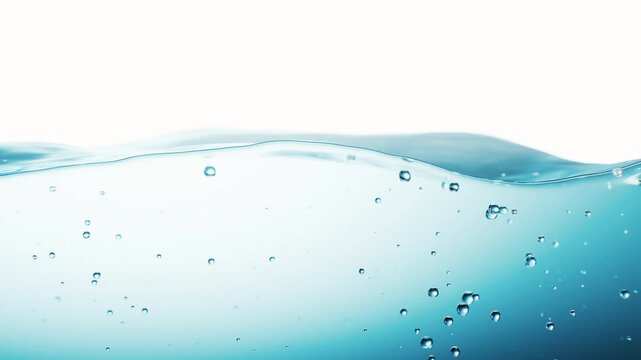 Flowing water surface background, 3d rendering.
