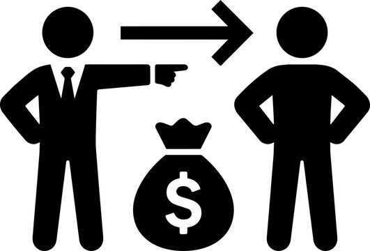 Business investment venture capital investor money bag icon vector