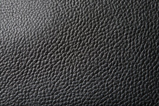Close up of black leather texture background