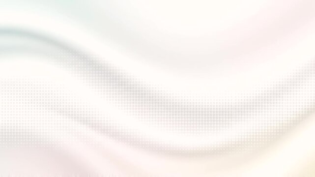 Subtle wave pattern creating a smooth flowing gradient surface Soft pastel shades with a halftone dot element.
