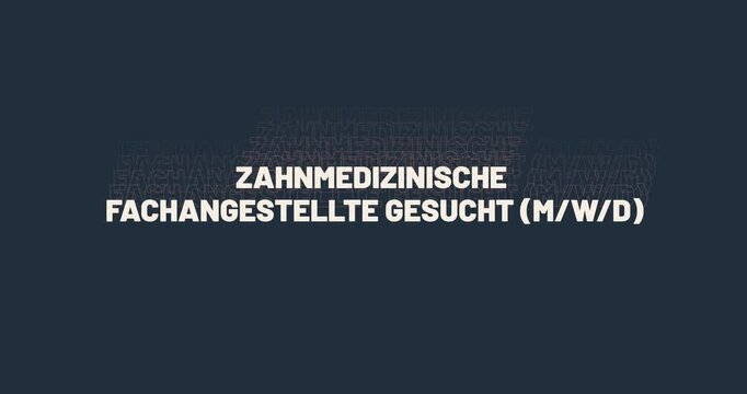 Zahnmedizinische Fachangestellte gesucht (m/w/d) Stellenanzeige f&uuml;r Zahnarztpraxis