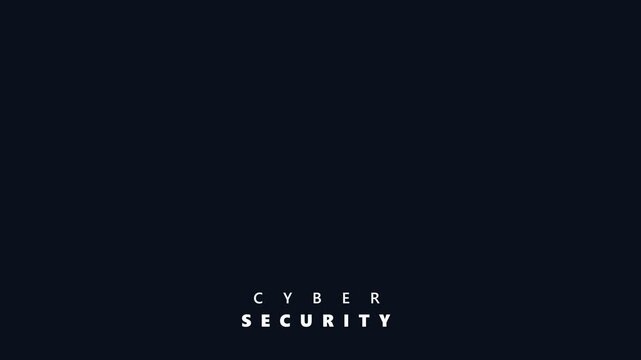 Animated Cyber Security Processor Chip with Padlock Shield on Green Screen and Dark Backdrop