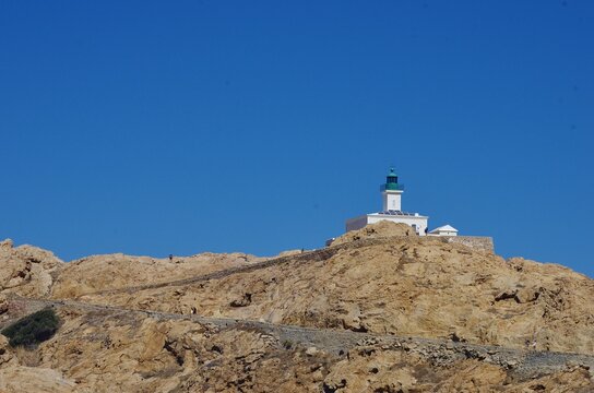 casa del faro sull'isola di pietra - Corsica, Isola Rossa - Isola di Pietra