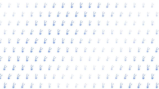 Light blue plant sprout seamless pattern on white, creating a fresh, organic, and minimalist design, ideal for subtle nature-inspired textures and serene digital backdrops
