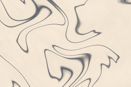 Abstract flowing wavy lines with subtle gradients on textured