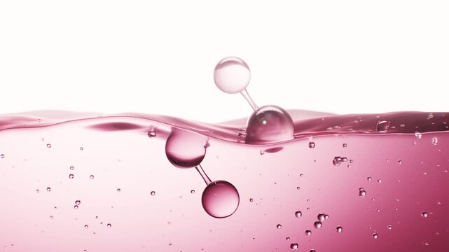 Flowing water surface background, 3d rendering.