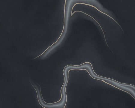 Abstract flowing lines on dark background