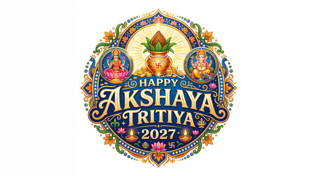 Happy Akshaya Tritiya. Hindu Festival. 2027