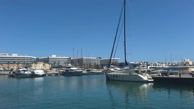 Alicante, Spain - 30 August 2026 - Luxury Boats and Yachts at Alicante Marina