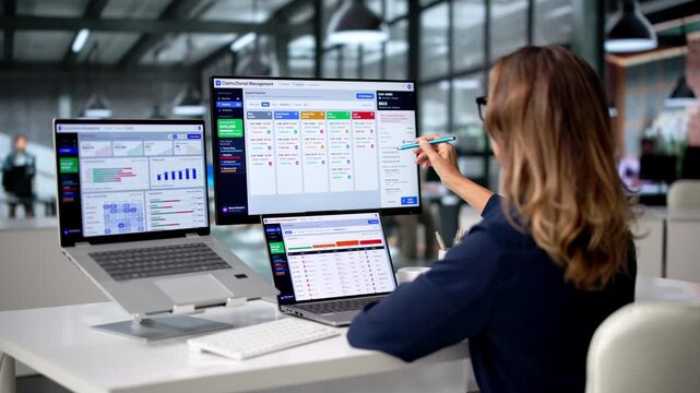 Healthcare Manager Reviews Medical Billing Denials On Laptop