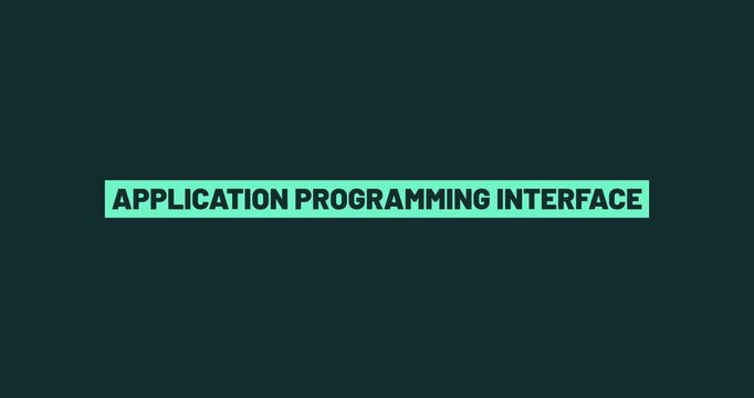 API Programmierschnittstelle f&uuml;r Datenaustausch im Webdienst erkl&auml;rt