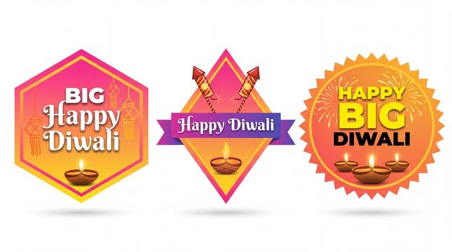 Happy Diwali festival, Creative banner or sale logo, india festival, logo unit, logo banner,