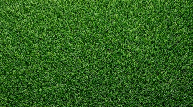 Banner design featuring a green artificial grass background