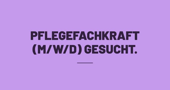Pflegefachkraft gesucht (m/w/d) Stellenanzeige Pflege Recruiting
