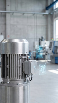 Industrial motor energy safety AI support factory automation