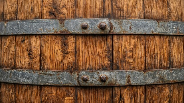 Background featuring a closeup of wooden barrel texture