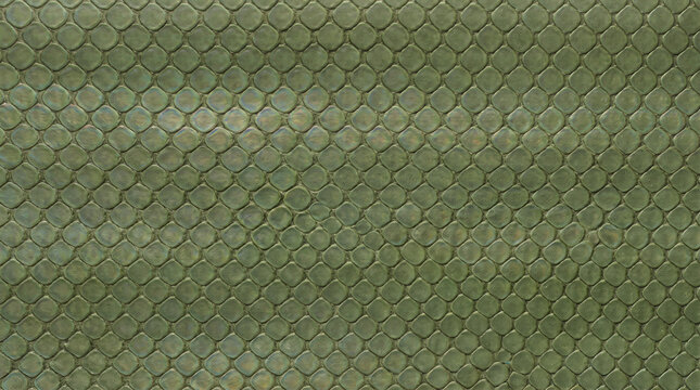 Green reptile skin fish scale pattern