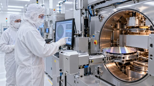 Automated Semiconductor Wafer Processing System