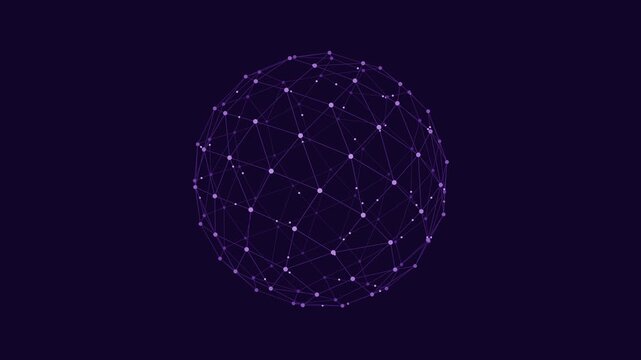Rotating synaptic sphere with traveling neural data signals in quantum violet